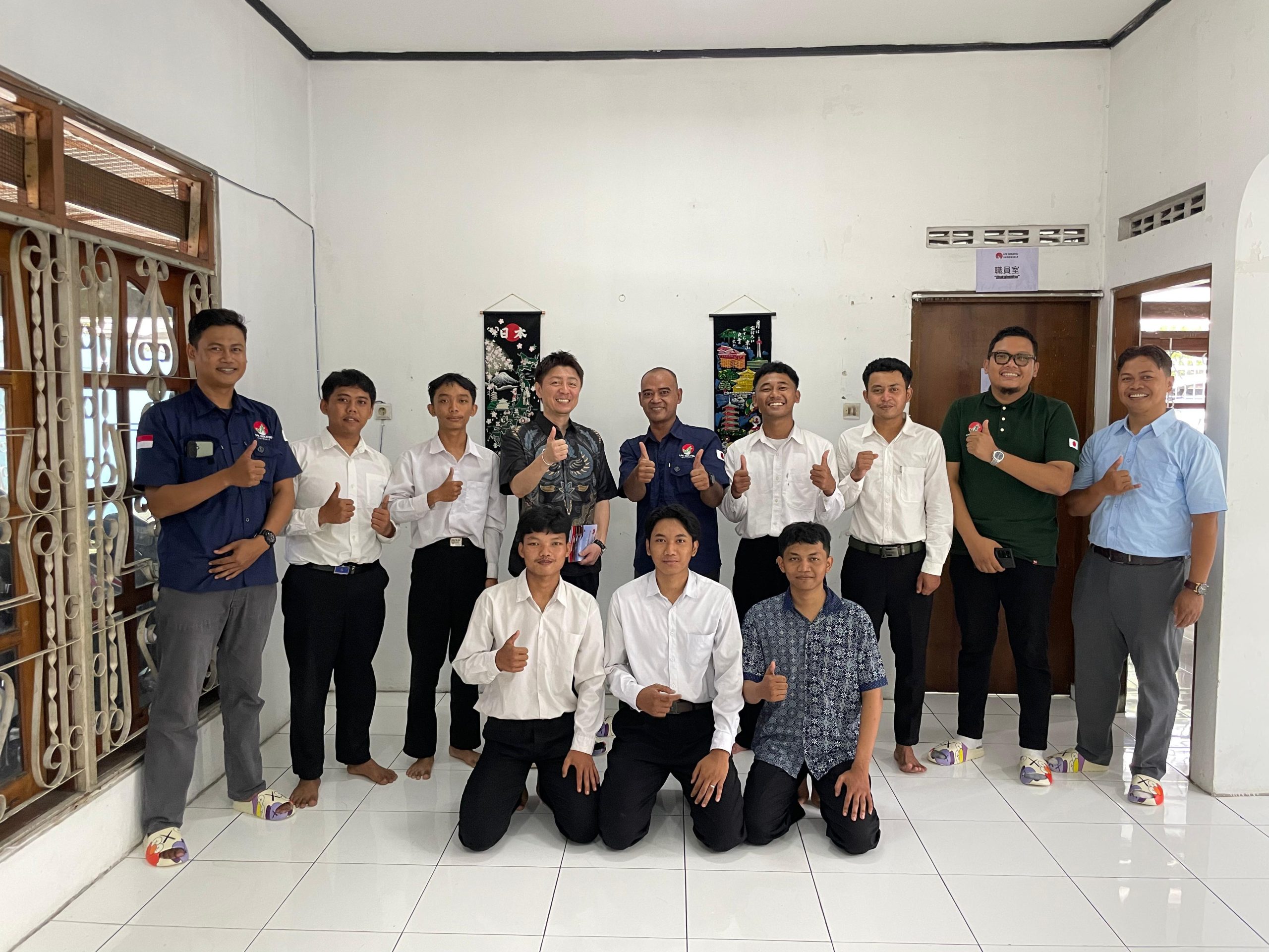 bersama Mr. Umeshita Manabu selaku penanggungjawab internasional Total Build Co. Ltd.